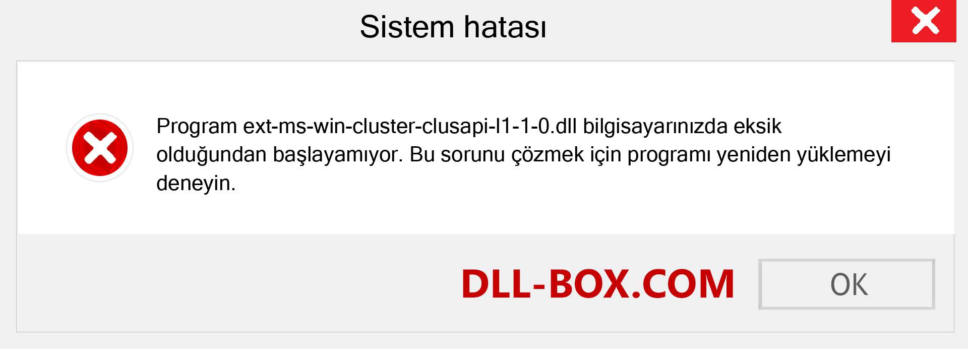 ext-ms-win-cluster-clusapi-l1-1-0.dll dosyası eksik mi? Windows 7, 8, 10 için İndirin - Windows'ta ext-ms-win-cluster-clusapi-l1-1-0 dll Eksik Hatasını Düzeltin, fotoğraflar, resimler